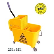 Mop Wringer Pail Mop Busket Cart Janitor Cleaner Cart Casters Mop pail Baldi Mop Beroda Serbaguna 20