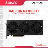XFX Swift Radeon RX 9060 XT OC Triple Fan Gaming Edition 16GB GDDR6 Graphics Card