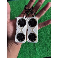 Gamer's Dream RTX 5090 Mini GPU Spinning Fan Keychain | Hiasan Beg & Kunci Kereta