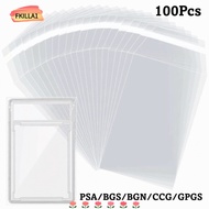 FKILLAONE 100 Sheets PSA BGS Card Brick Film, Durable Transparent PSA BGS Slab Sleeve,  Strong Water