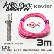 Assist PE AmberJack Relix Nusantara Kevlar Hollow Assist Hook Assist Line