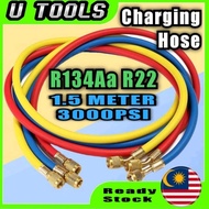Charging Hose Gas Meter R22 R134a R12 R507 R404 Air Cond Refrigerant Manifold Gauge Hose