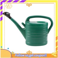 【W】Watering Can with Green 10 Litre 2 Gallons Garden Flower Water Bottle Watering Kettle with Handle Long Mouth