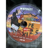 สายพีอี ส่ยPE x8 ซามูไร Weebass Samurai