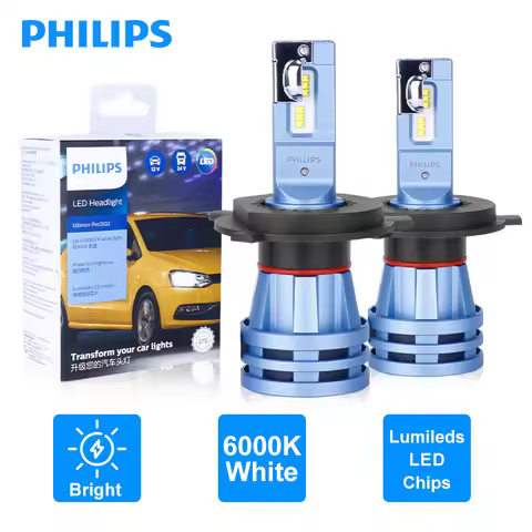 Philips LED H1 H8 H4 H7 H11 Ultinon Pro3102 12V/24V 6000K Bright HB3 9005 HB4 9006 HIR2 9012 Fog Aut