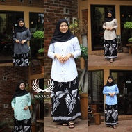 atasan santri wanita / tunik hara / tunik wanita / other baju santri wanita / kemeja wanita lengan p