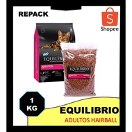 EQUILIBRIO ADULT HAIRBALL 1 KG - REPACK