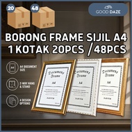 GOOD DAZE Frame A4 Certificate Frame Photo Deco Frem A4 Frame Sijil A4 Bingkai Sijil A4相框 文凭相框