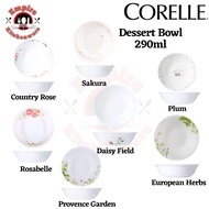 Corelle 290ml dessert bowl ( Country Rose / European Herbs / Daisy Field / Provence Garden / Sakura / Plum )