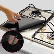 4Pcs Gas Stove Protectors Reusable Gas Stove Burner Covers Kitchen Mat Gas Stove Stovetop Protector Cleaning Pad Liner C
