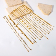 【Non-allergenic Girl Anklet】 Hot-selling Fashionable Stainless Steel Anklets, Gold-plated, Non-fadin