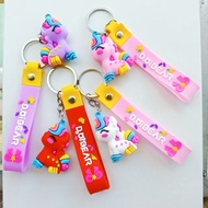 🇲🇾 [1pcs] Gantungan Kunci Kartun Pelangi / 彩虹小马钥匙链书包挂件 / Rainbow Pony Keychain Bag Charm Gift