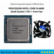 Intel Core i5-6500 Gen6 LGA 1151 3.30GHz Processor + Fan Cpu Cooler Intel - Processor Intel Core i5-