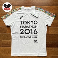 Asics Tokyo Marathon 2016 Running T-Shirt Tee Japan Kaos Pakaian Lari - Not Metaspeed Sky Edge Paris