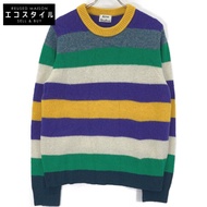 Acne Studios FN-MN-KNIT000102 Multicolor Wool Crew Neck Long Sleeve Knit, Size L