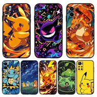 for Redmi 6 6A Pro 7 7A 8 8A 9 9A 9C 9T NFC Anime Cartoon Pokemon Soft Black TPU Phone Case