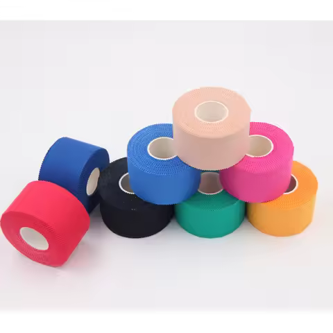 Colorful Cotton Sport Rigid Tape Shin Protect 3.8cm x 10m