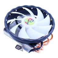 Low Profile 120mm CPU Cooler Fan 4 Heats PWM 4PIN Radiator For LGA 775 1200 1150 1155 1155x 136 6 20