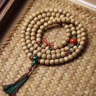 Hainan Yellow Jade with Yellow Chicken Oil and Yellow Grains108Old Material Three-way Chen Seed Old-