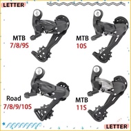 LETTER MTB Bicycle Shifter, 7/8/9/10/11 Speed Steel Road Rear Derailleur, Creative Durable Cycling P
