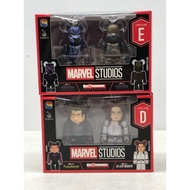 Unopened ★MARVEL STUDIOS Happy Lottery BE@RBRICK Pair Box Prize BE@RBRICK 100% Set of 2 Figures D & 