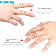 MIQUEL Oval Finger Splint, Ring Sleeve Finger Cuff Finger Splint Support, Finger Support Protector Oval Waterproof Skin Finger Joint Stabilizer Ache Cure