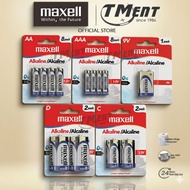 Maxell Alkaline AA / AAA / 9V / C / D Long Lasting Heavy Duty Alkaline Battery (4PCS) (8PCS) LR6 LR0