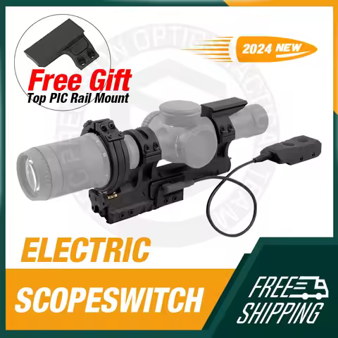 SKOVEX New Electric Scope Switch LPVOs Fast Zooming 34mm/30mm 2.05in Scope Mount In-stock Tactical A