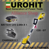 Eurohit=Dewalt=Bosch 20v Cordless Grass Cutter Sets / Grass Trimmer / Mesin rumput bateri / Electric Lawn mover