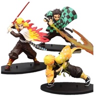 Demon Slayer Kimetsu no Yaiba Kyojuro Rengoku Akaza 20 cm Action Figure Decoration