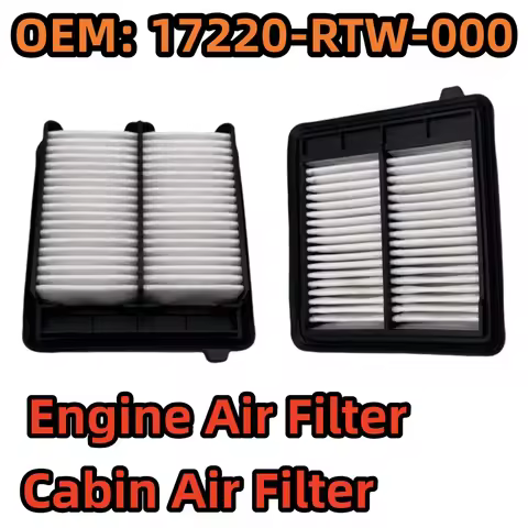 1/2PCS Engine Air Filter Cleaner Element 17220-RTW-000 For Honda CR-Z CRZ 1.5L L4 Full Hybrid Automo