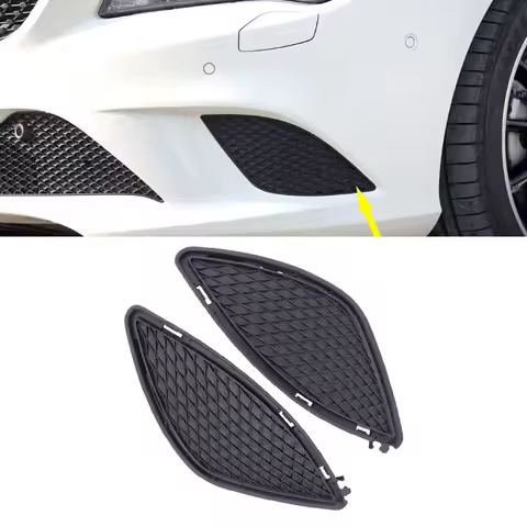 Car Front Left Right Bumper Grille Insert Mesh Grill For Mercedes Benz W117 CLA-Class CLA 180/200/22
