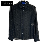 Blue Label Crestbridge 2024 薄紗刺繡雪紡襯衫，36 碼 [二手]