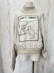 Loewe Mouse Graphic Sweatshirt Sz XS AH1
