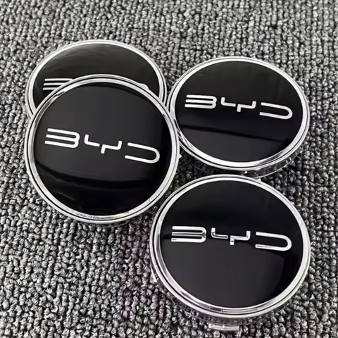 4Pcs 55‑58‑68mm Car Wheel Center Hub Caps For BYD Atto 3 Seal Dolphin Han Tang Song Yuan Auto Logo H
