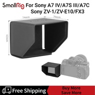 SmallRig Camera Sunhood for Sony Alpha 7 IV/Alpha 7S III/Alpha 7C/ ZV-1F/ZV-1/ZV-E10/FX3 Camera 3206