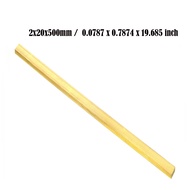 1Pcs Length 500mm H59 Brass Flat Bar Plate Strip Thicknesses 2/3/4/5/6/8mm Coppers Metal Plate Ma