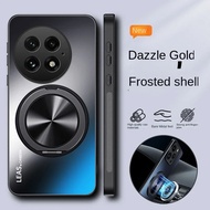 For OnePlus 13 12 11 Case Hard Matte With Ring Stand Magnetic Protective Back Cover Case For OnePlus