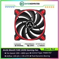 Arctic BioniX F140 14CM Gaming Fan - Black Red