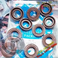 [10 cái] Phốt dầu Viton FKM chịu nhiệt 200 độ C kháng hóa chất SOG TC 14*26*7 Phớt lò xo chặn nhớt t