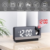 LED Digital Projection Alarm Clock Table Electronic Alarm Clock with Projection Time