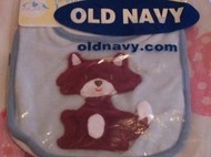 [娃娃屋] 美國 OLD NAVY 男寶寶可愛狐狸圍兜