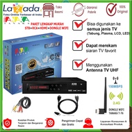 Set Top box Tv Digital Tanaka DVB T2 EWS UHF HD/set topbox tv analog ke digital / set topbox tv digi