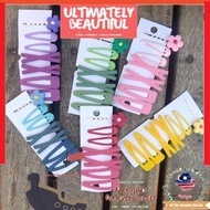 🛉🔛Msia Ready Stock 7Pcs set hair clip n hair pin Flower hair pin Colourful hair pin