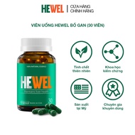 Hewel – Hỗ trợ tăng cường & bảo vệ chức năng gan nhập khẩu từ Mỹ (30 viên)