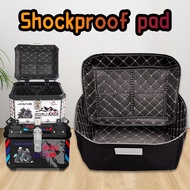 Motorcycle Tail Box Lining Suitable for Various Models Motorcycle Tail Box 45L 57L PU Leather Toolbo