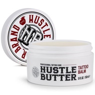 Hustle Butter Tattoo Aftercare 5oz Tattoo Balm, Heals + Protects New Tattoos and Rejuvenates Older T