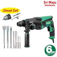MAJU Hikoki Rotary Hammer DH 28PCY2 850W 28mm Concrete Masonry Wall Impact Drilling Hitachi GBH Mesi