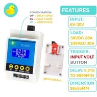 XY-DJ01 Isolated Relay Module With Adjustable Delay Timer 0s To 9999 min