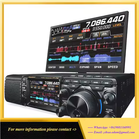 Yaesu FT-710 100W HF 50MHz CW AM FM Band AESS Shortwave Radio Compact HF SDR Amateur Transceiver Wal